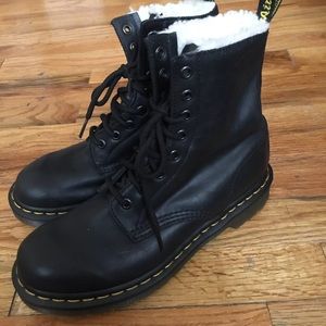 dr martens serena fur lined
